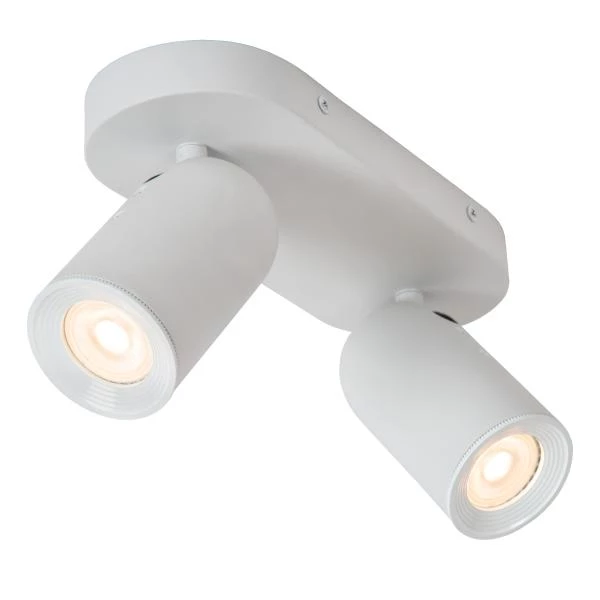 Lucide PUNCH - Ceiling spotlight - 2xGU10 - White - detail 4